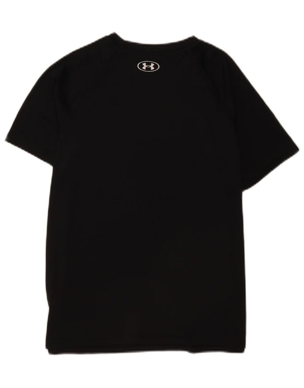 Under Armour Girls Graphic T-Shirt Top 11-12 Years Large Black Sports