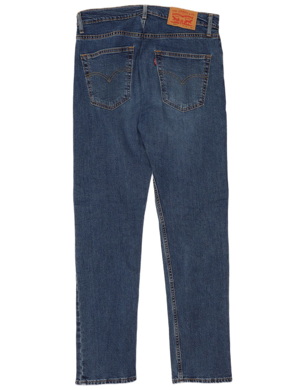 Levi's Mens 502 Tapered Jeans W32 L32 Blue Cotton