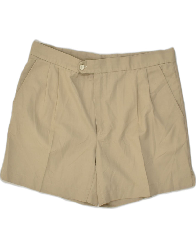 MARINA YACHTING Womens Chino Shorts IT 52 2XL W36 Beige Polyester | Vintage Marina Yachting | Thrift | Second-Hand Marina Yachting | Used Clothing | Messina Hembry 