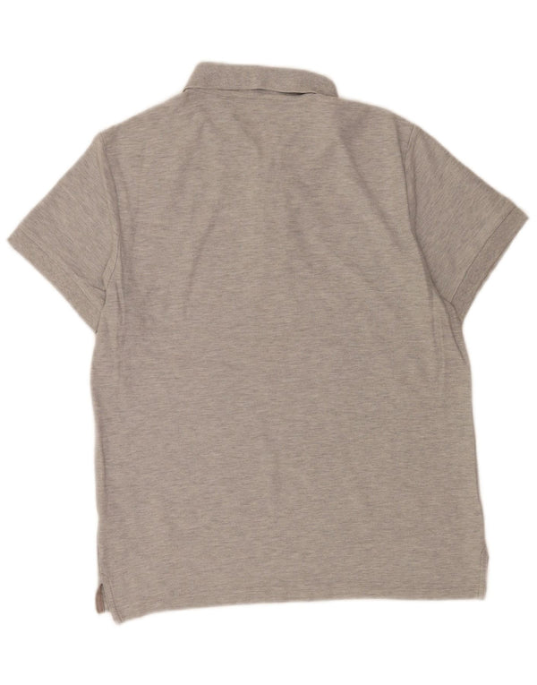 Nike Mens Polo Shirt Medium Grey Flecked Cotton