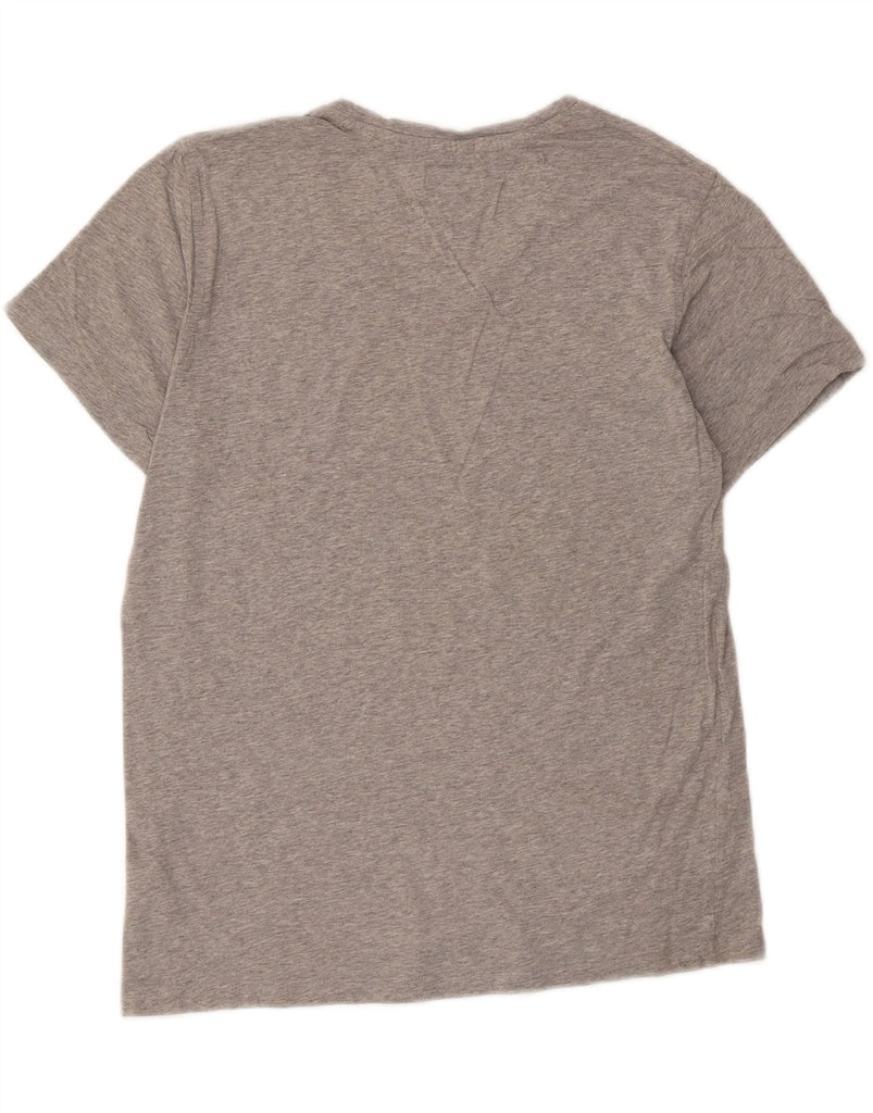 TOMMY HILFIGER Womens T-Shirt Top UK 18 XL Grey Flecked Cotton Vintage Tommy Hilfiger and Second-Hand Tommy Hilfiger from Messina Hembry 