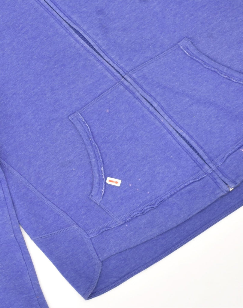 CHAMPION Womens Tracksuit Top Jacket UK 18 XL Blue Cotton | Vintage Champion | Thrift | Second-Hand Champion | Used Clothing | Messina Hembry 