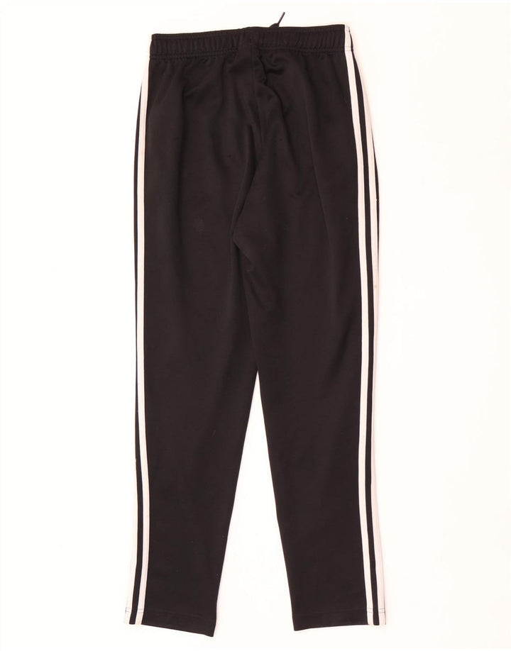 Adidas Boys Tracksuit Trousers 13-14 Years Black Polyester