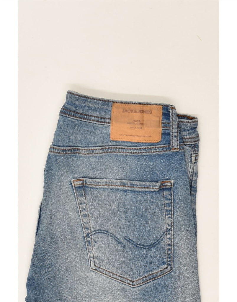 JACK & JONES Mens Tim Straight Slim Jeans W32 L28 Blue Cotton | Vintage Jack & Jones | Thrift | Second-Hand Jack & Jones | Used Clothing | Messina Hembry 