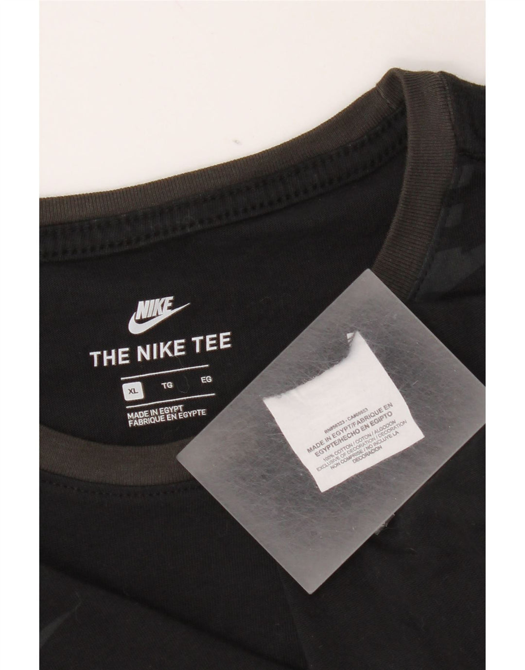 Nike Mens Graphic Top Long Sleeve XL Black Cotton