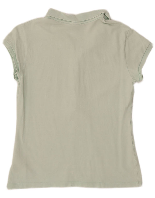 Nike Womens Polo Shirt UK 18 XL Green Cotton