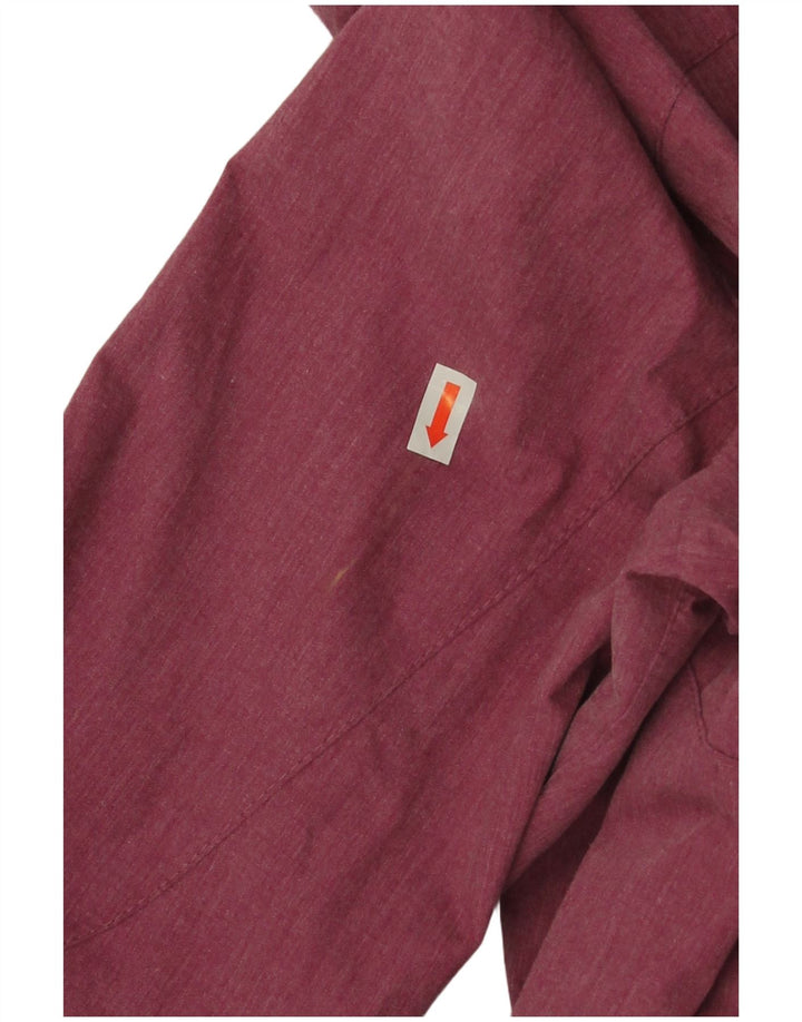 Jack Wolfskin Womens Hooded Windbreaker Jacket UK 10 Small  Pink Polyester