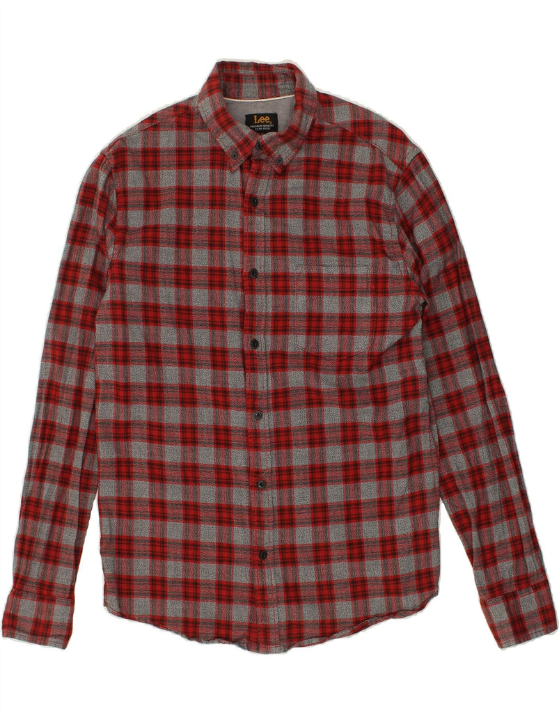 LEE Mens Shirt Small Red Check Cotton | Vintage Lee | Thrift | Second-Hand Lee | Used Clothing | Messina Hembry 