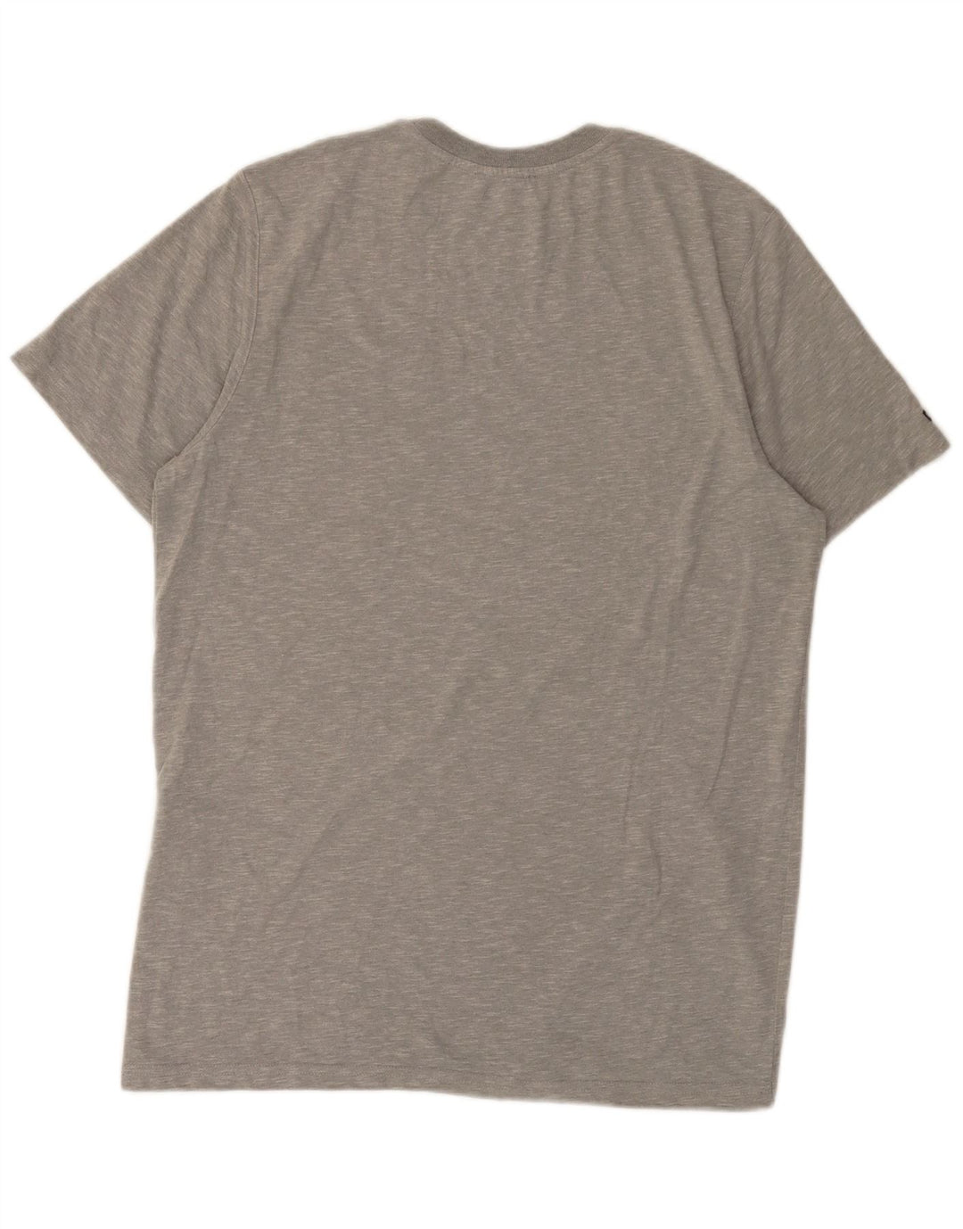 Superdry Mens T-Shirt Top Large Grey Flecked Cotton
