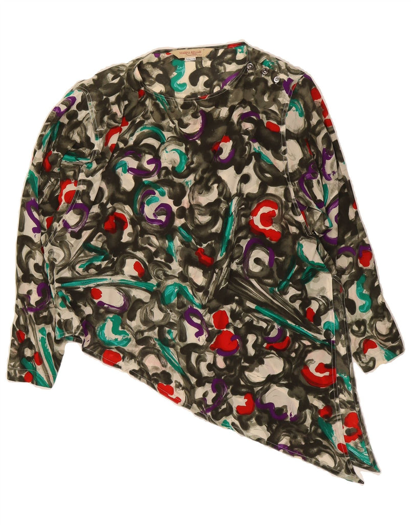 MARINA RINALDI Womens Long Sleeve Blouse Top Size 21 Medium Multicoloured Vintage Marina Rinaldi and Second-Hand Marina Rinaldi from Messina Hembry 