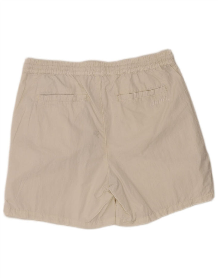 ZARA Mens Cargo Shorts Large W32 White Cotton