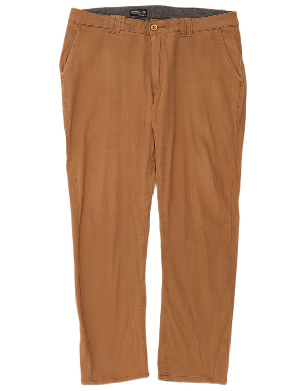O'Neill Mens Standard Fit Chino Trousers W36 L30 Brown Polyester
