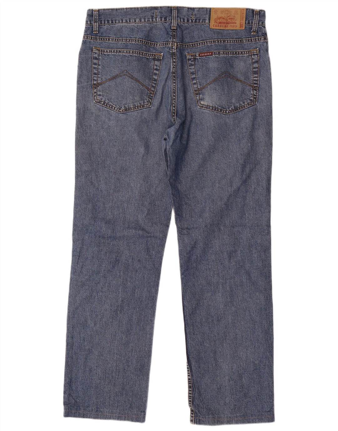 CARRERA Mens 700 Regular Fit Straight Jeans W36 L30 Blue Cotton