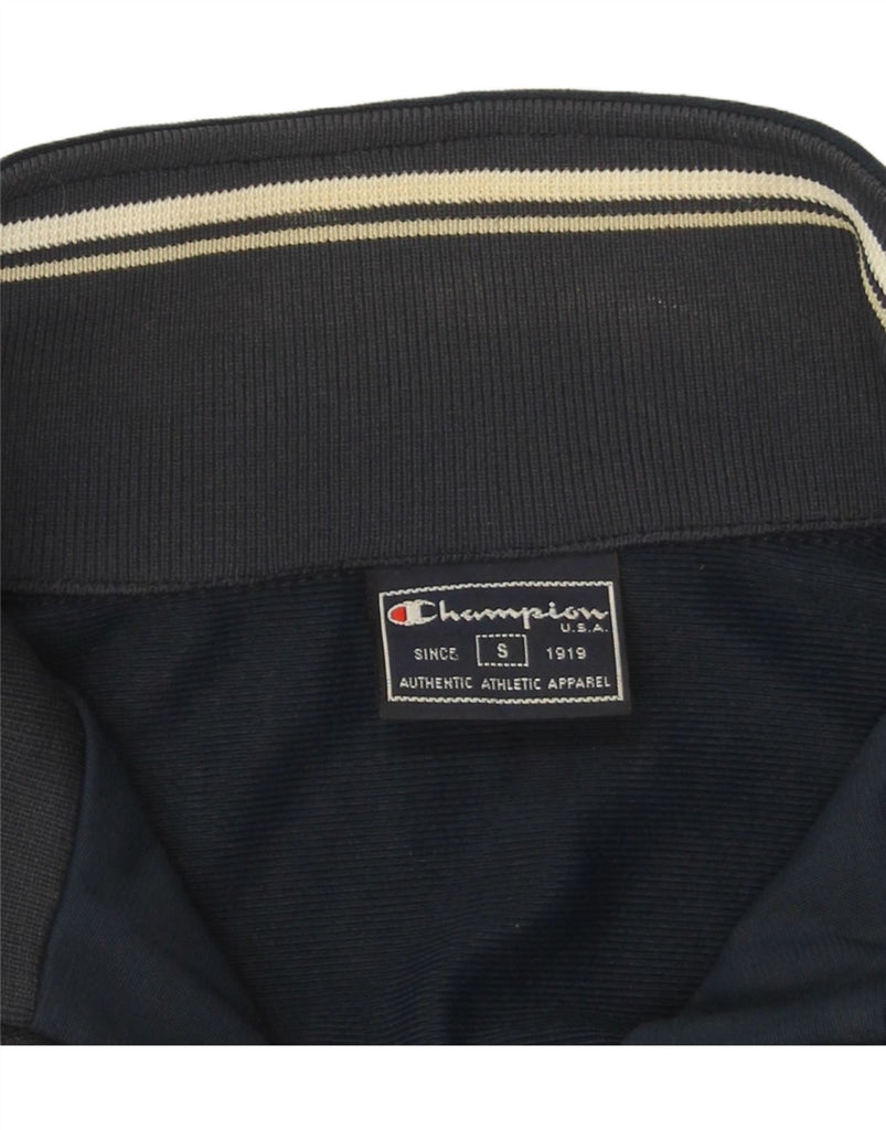 CHAMPION Mens Tracksuit Top Jacket Small Navy Blue Vintage Champion and Second-Hand Champion from Messina Hembry 