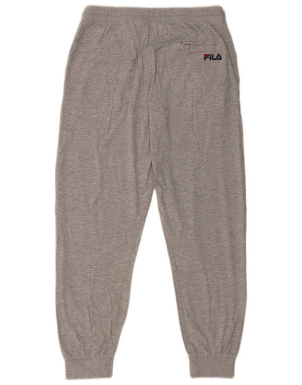 Fila Mens Tracksuit Trousers Joggers Large  Grey Cotton