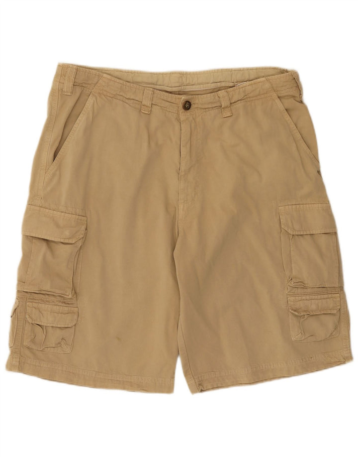 Carrera Mens Cargo Shorts W36 Large Beige Cotton
