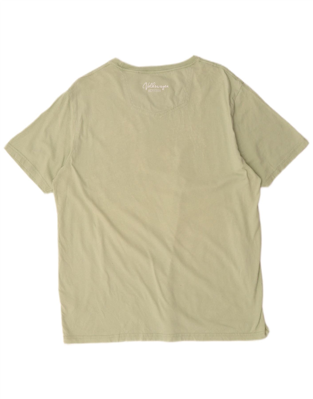 Fat Face Mens Graphic T-Shirt Top Large Green Cotton