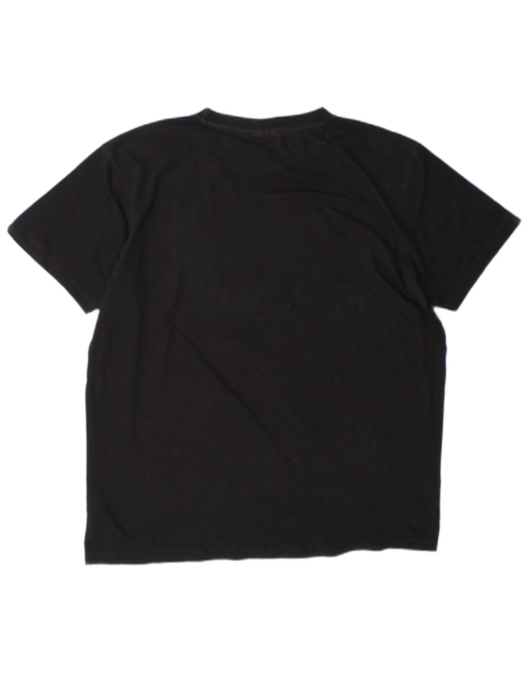 Fila Mens Graphic T-Shirt Top Large Black Cotton