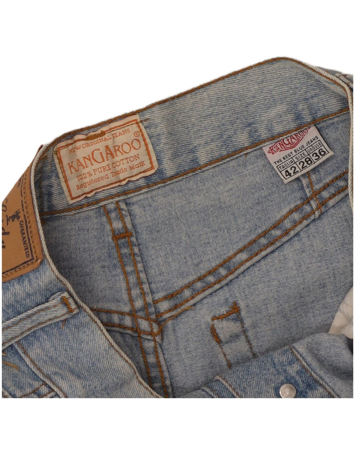 Kangaroo Womens Denim Skirt W28 Medium Blue Cotton