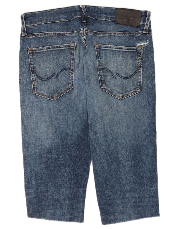 Jack & Jones Mens Denim Shorts W31 Medium Blue Cotton