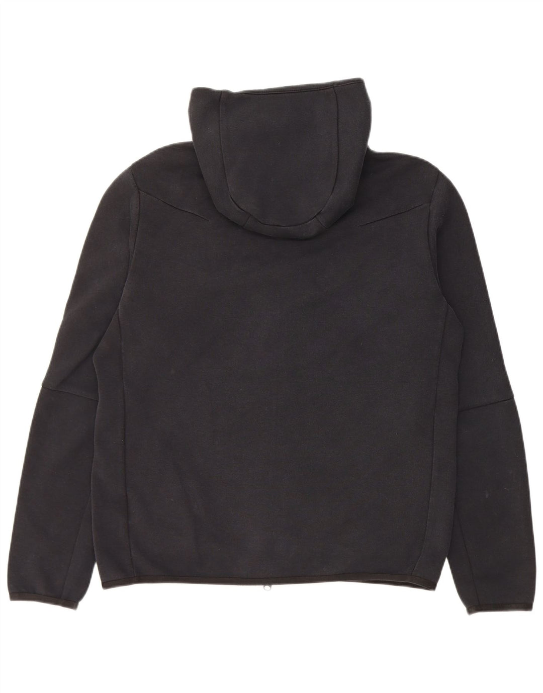 Nike Mens Zip Hoodie Sweater Medium Black Cotton