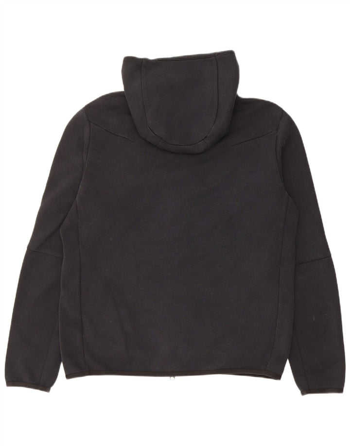 Nike Mens Zip Hoodie Sweater Medium Black Cotton
