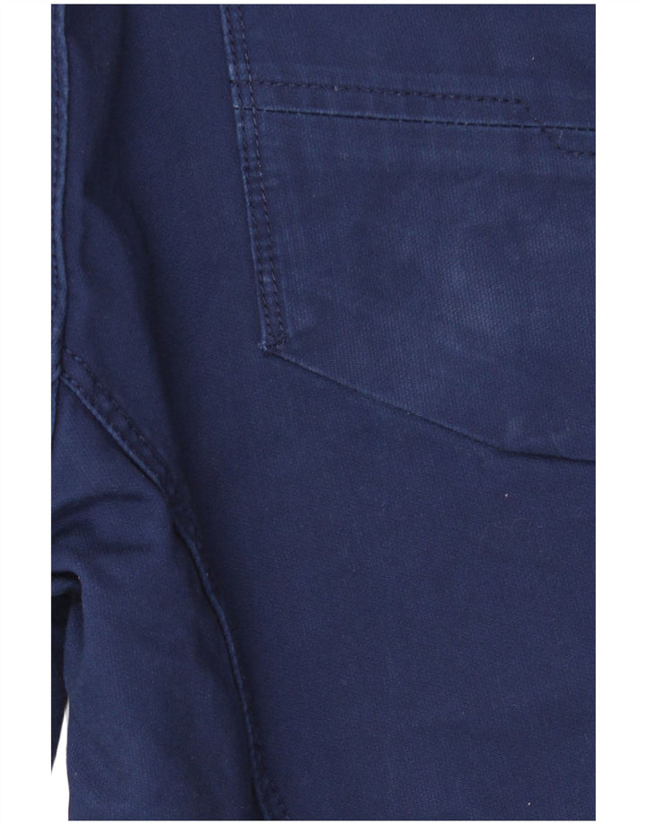 Celio Mens Cargo Shorts W34 Large Navy Blue Cotton