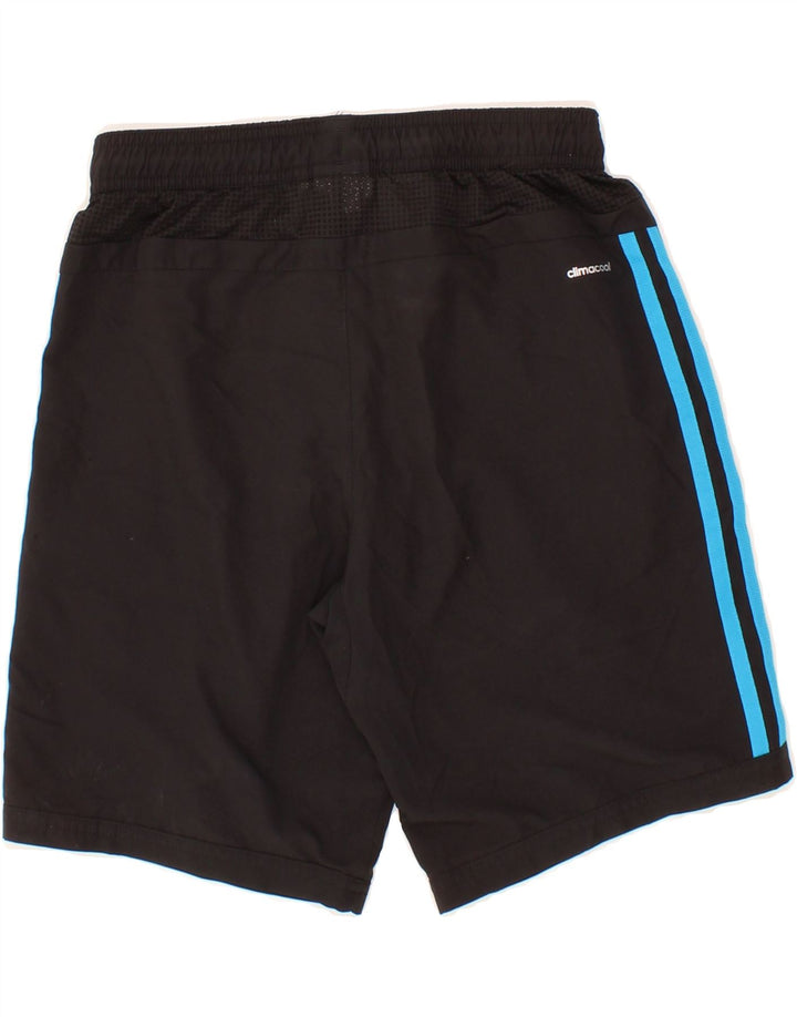 ADIDAS Boys Climacool Sport Shorts 11-12 Years Black Polyester Vintage Adidas and Second-Hand Adidas from Messina Hembry 