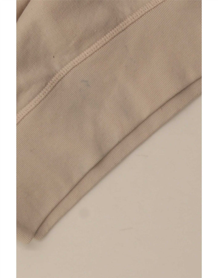 Levi's Womens Oversized Sweatshirt Jumper UK 10 Small Beige Cotton