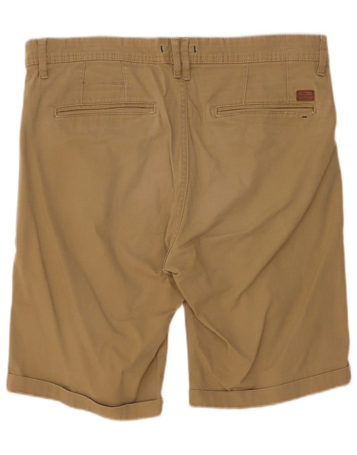 Zara Mens Chino Shorts EU 40 Medium W31 Beige Cotton