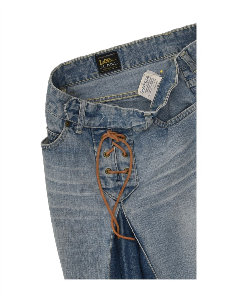 LEE Womens Denim Skirt W28 Medium Blue Cotton | Vintage Lee | Thrift | Second-Hand Lee | Used Clothing | Messina Hembry 