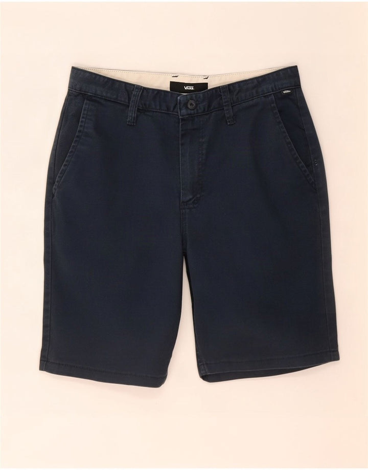 Vans Mens Chino Shorts W29 Medium Navy Blue Cotton