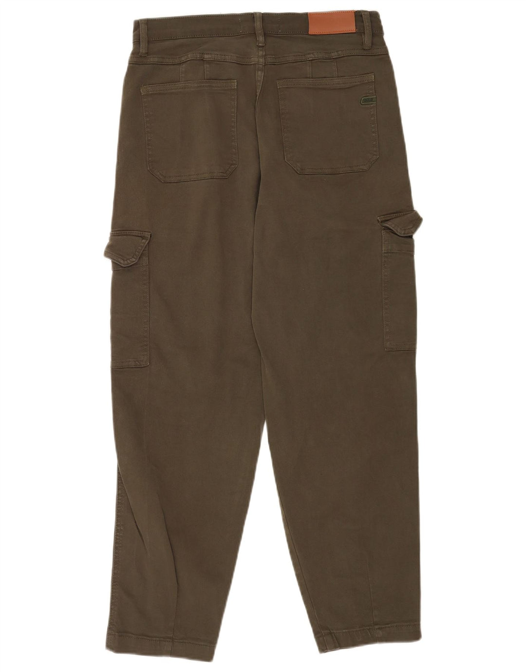 Gas Mens Tapered Cargo Trousers W28 L27 Khaki