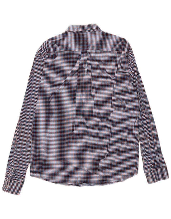 Superdry Mens Regular Fit Shirt XL Blue Gingham Cotton