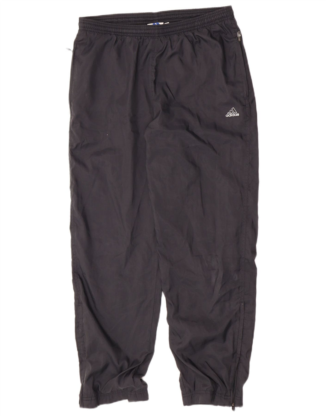 Adidas Womens Tracksuit Trousers Joggers UK 14 Large Black Polyester