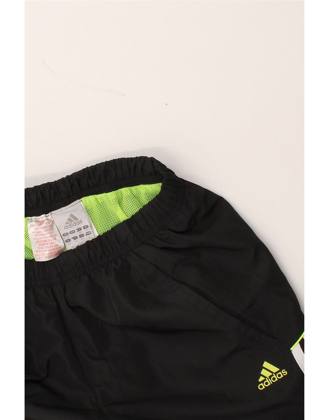 ADIDAS Boys Tracksuit Trousers Joggers 13-14 Years Black Polyester Vintage Adidas and Second-Hand Adidas from Messina Hembry 
