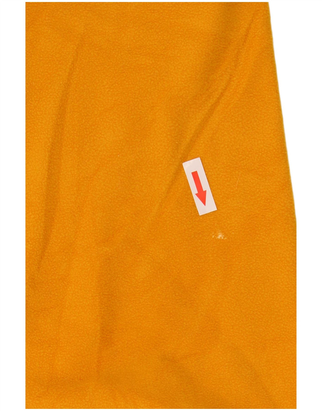 Think Pink Mens Zip Neck Fleece Jumper Large Yellow