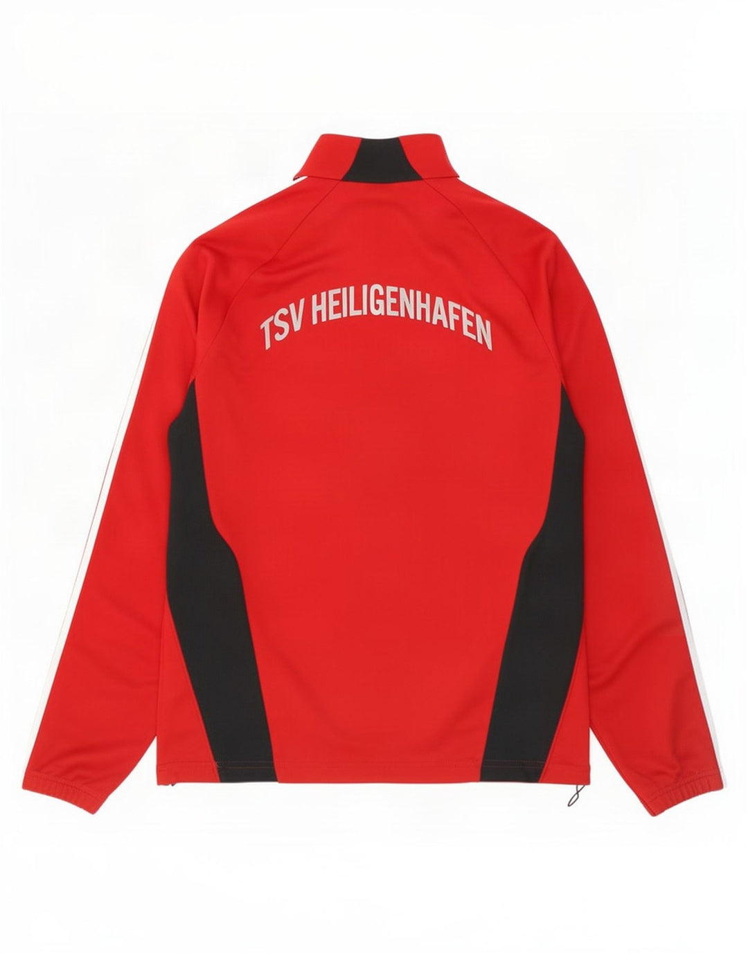 Adidas Mens Graphic Pullover Tracksuit Top UK 44/46 Large Red Colourblock