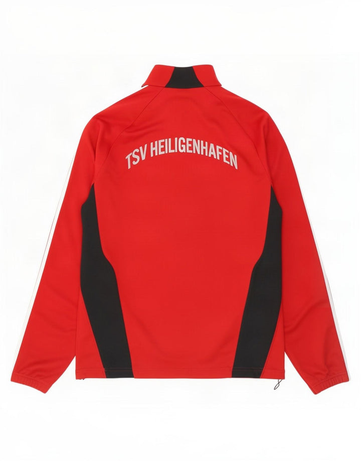 Adidas Mens Graphic Pullover Tracksuit Top UK 44/46 Large Red Colourblock