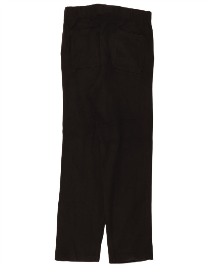 Zara Mens Straight Chino Trousers Medium W31 L31 Black Cotton