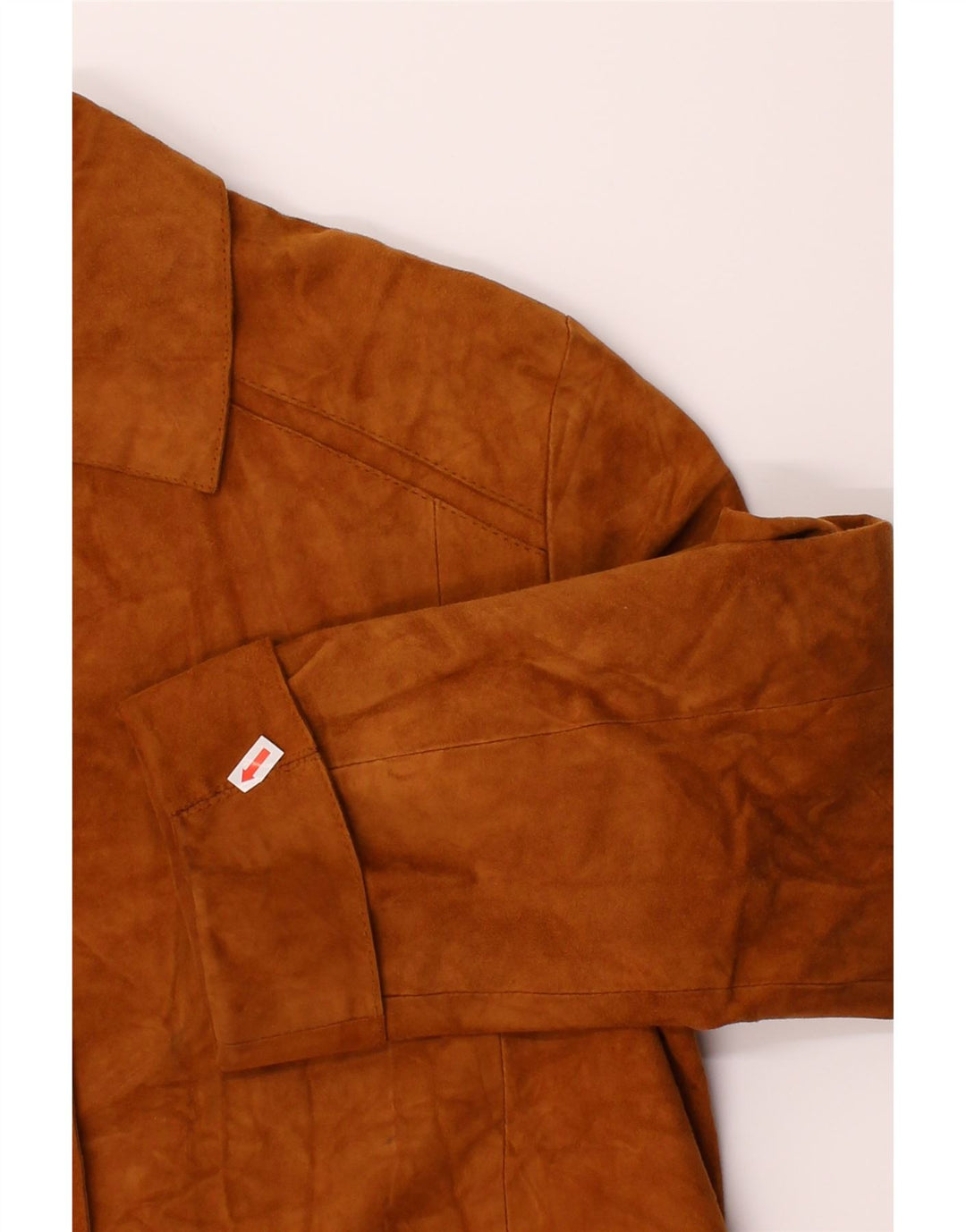 LEBOLE Womens Suede Jacket IT 48 XL Brown Leather Vintage Lebole and Second-Hand Lebole from Messina Hembry 