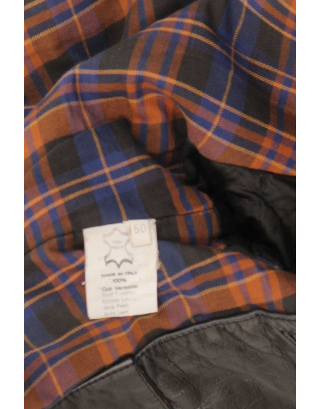 The Bridge Mens Leather Jacket IT 50 Large Black