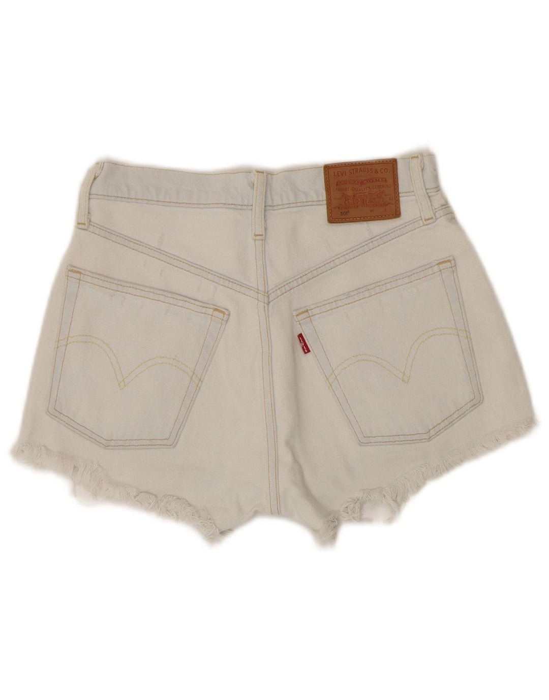 Levi's Womens 501 Denim Shorts W25 XS Blue Cotton