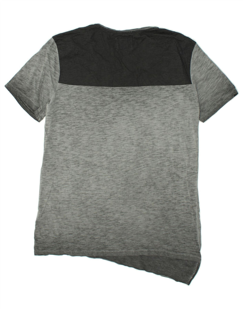 GUESS Mens T-Shirt Top Medium Grey Colourblock | Vintage Guess | Thrift | Second-Hand Guess | Used Clothing | Messina Hembry 