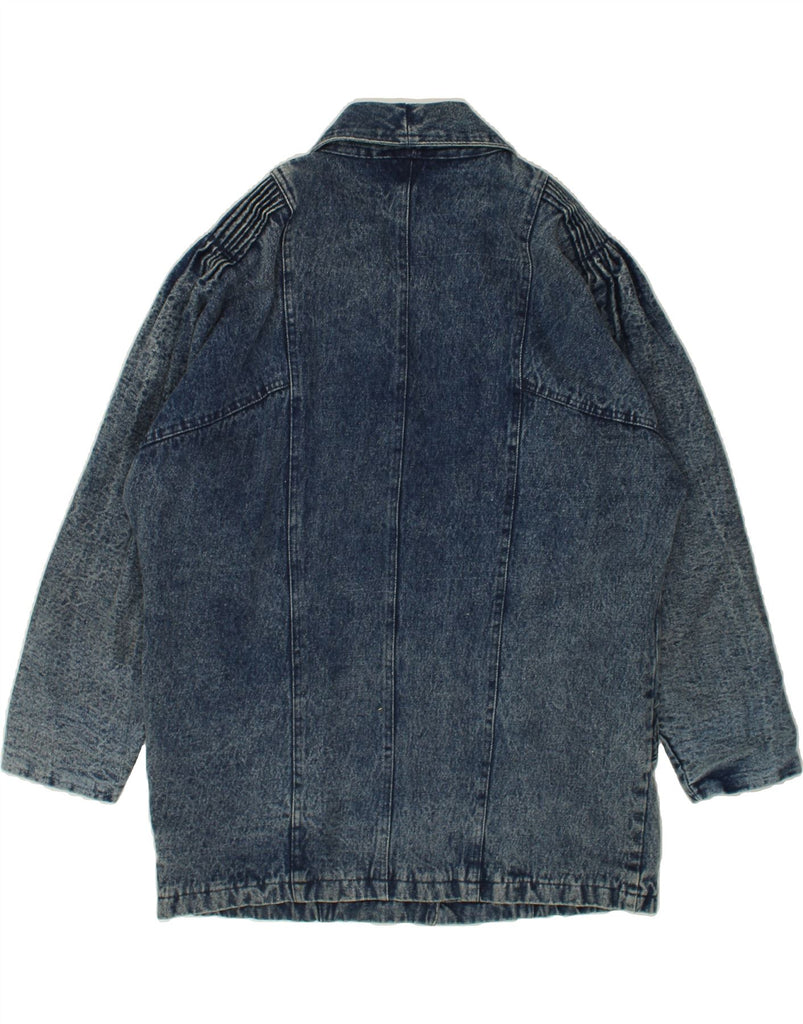 VINTAGE Womens Denim Coat UK 20 2XL Blue | Vintage Vintage | Thrift | Second-Hand Vintage | Used Clothing | Messina Hembry 