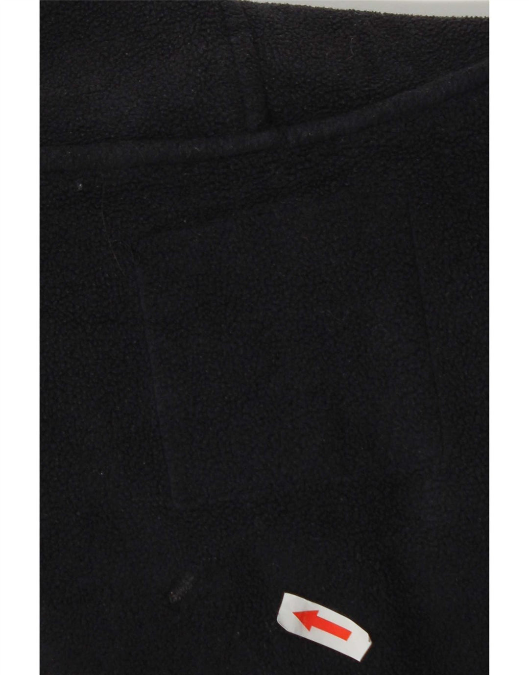 Zara Womens Hooded Duffle Fleece Jacket UK 14 Medium Navy Blue Polyester