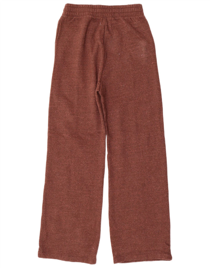 Champion Womens Tracksuit Trousers UK 14 Large  Brown Flecked Cotton