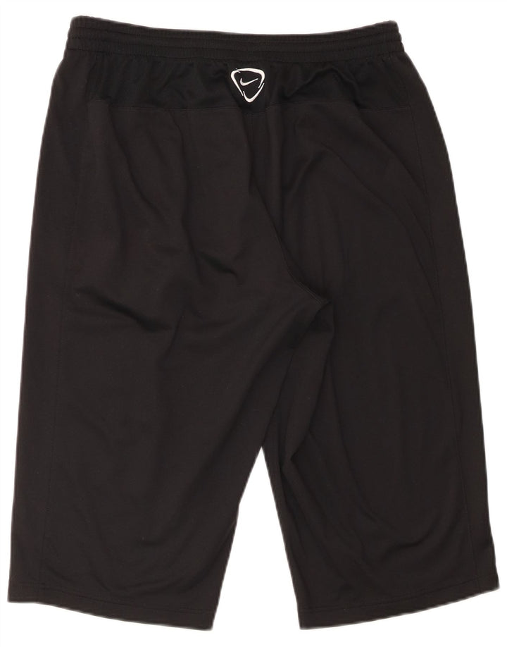 Nike Mens Dri Fit Bermuda Sport Shorts Medium  Black Polyester