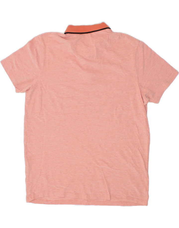 JACK & JONES Mens Polo Shirt Large Orange Cotton Vintage Jack & Jones and Second-Hand Jack & Jones from Messina Hembry 