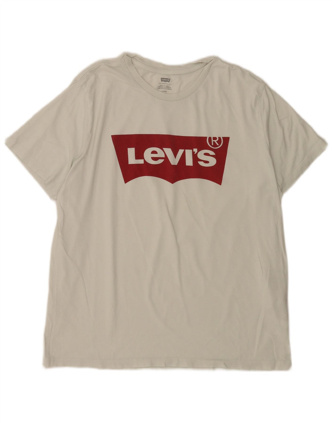 Levi's Mens Graphic T-Shirt Top Large White Cotton